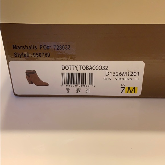 Franco Sarto Dotty Tobacco32 Leather New 7 - Picture 3 of 4